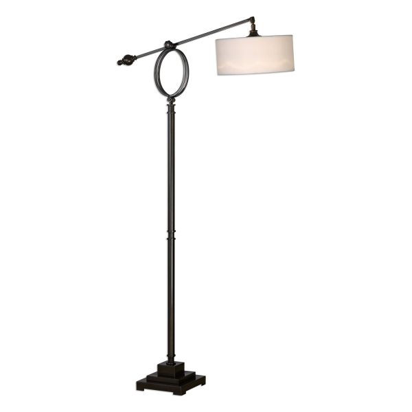 Levisa Brushed Bronze Floor Lamp Hot on Sale