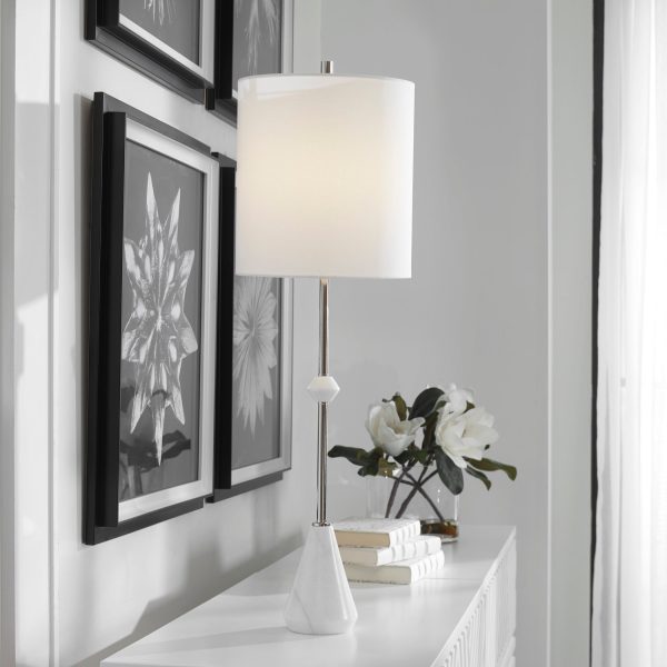 Chantilly Modern White Buffet Lamp Online Sale