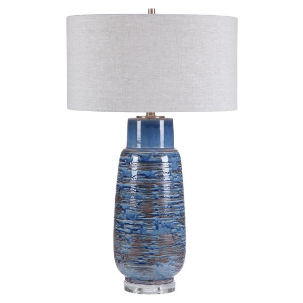 Magellan Blue Table Lamp For Discount