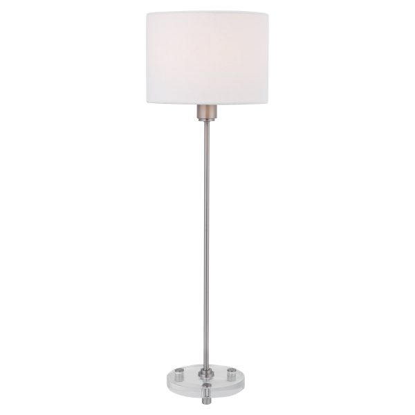 Wick Nickel Buffet Lamp Cheap