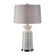 Kansa Distressed White Table Lamp For Cheap