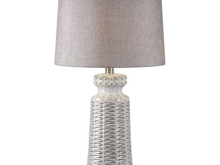 Kansa Distressed White Table Lamp For Cheap