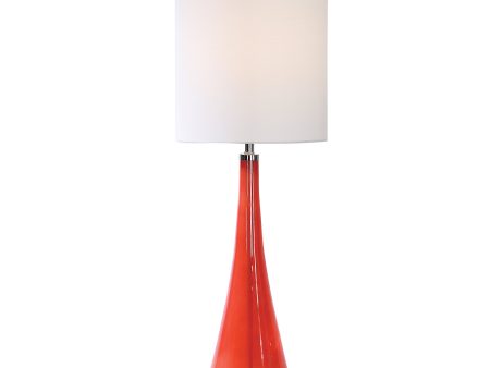 Ariel Tapered Glass Buffet Lamp Online now