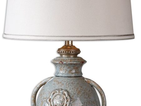 Cancello Blue Glaze Lamp For Discount