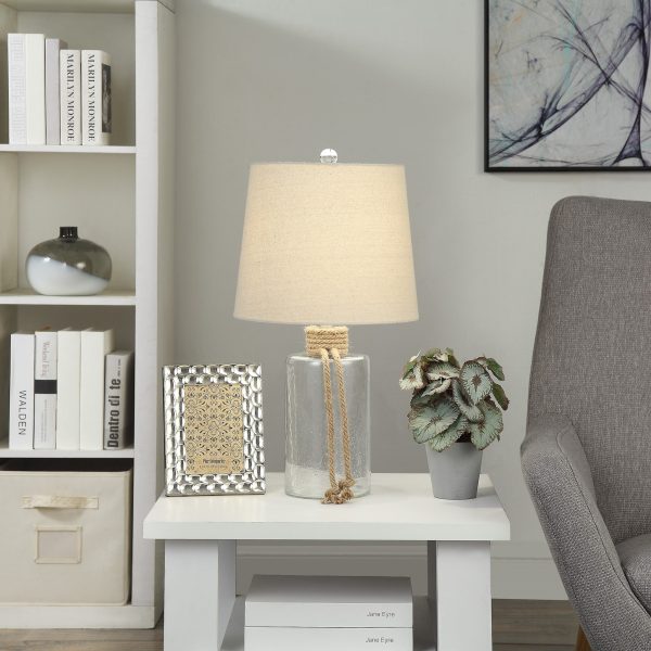 Glass Rope Table Lamp on Sale