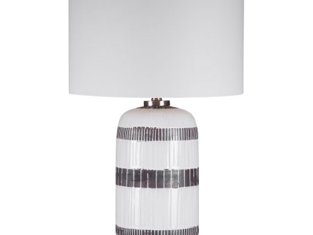 Granger Striped Table Lamp For Discount