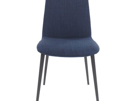 Kito Dining Chair Blue-Set Of Two For Cheap