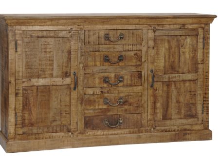 5 Drawer 2 Door Sideboard Discount