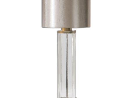 Drustan Clear Glass Table Lamp Discount