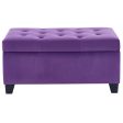 Sally-Storage Ottoman-Purple on Sale