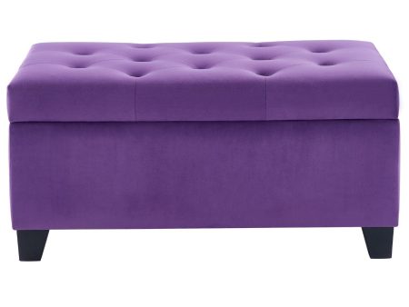 Sally-Storage Ottoman-Purple on Sale