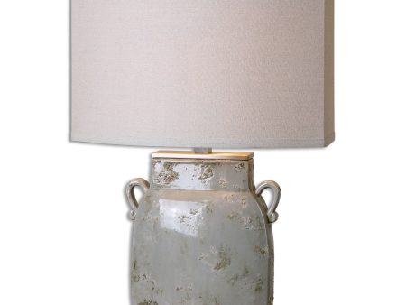 Melizzano Ivory-Gray Table Lamp For Discount