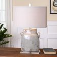 Melizzano Ivory-Gray Table Lamp For Discount