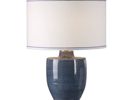 Sylvaine Blue-Gray Glaze Lamp Sale