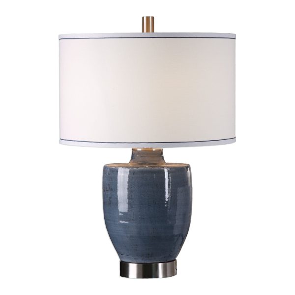 Sylvaine Blue-Gray Glaze Lamp Sale