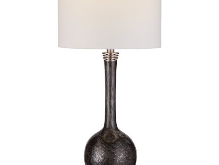 Cosmos Charcoal Glass Buffet Lamp Online now