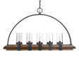 Atwood 5 Light Rustic Linear Chandelier Fashion