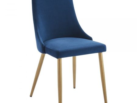 Carmilla-Side Chair-Blue For Sale