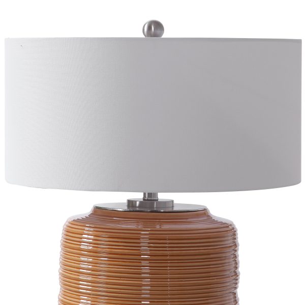 Solene Orange Table Lamp Supply