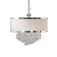 Fascination 3 Light Silken Drum Pendant Online Sale