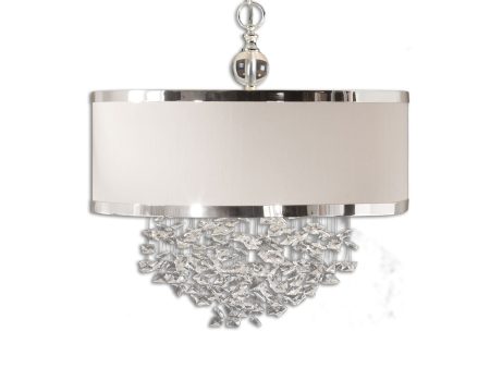 Fascination 3 Light Silken Drum Pendant Online Sale