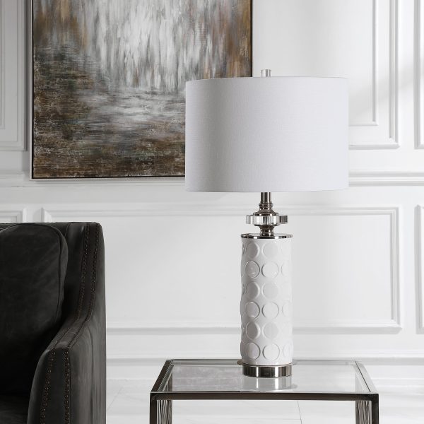 Calia White Table Lamp on Sale