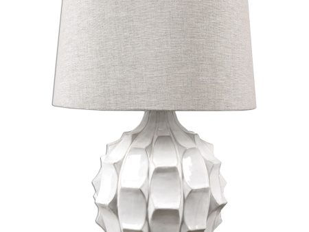 Guerina Scalloped White Lamp Cheap