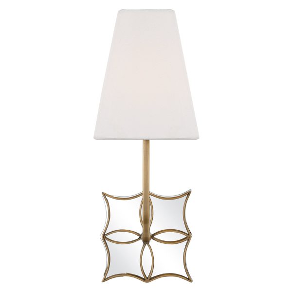 Theodora Brass 1 Light Sconce Online now