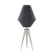 Metal 27  Tripod Table Lamp, Black on Sale