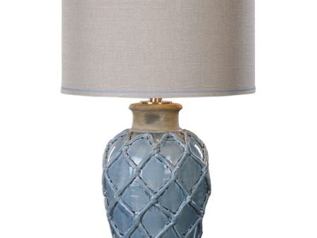 Parterre Pale Blue Table Lamp Discount