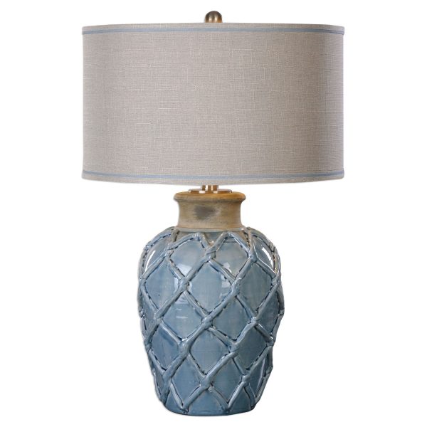 Parterre Pale Blue Table Lamp Discount