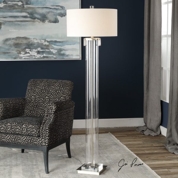 Monette Tall Cylinder Floor Lamp Online