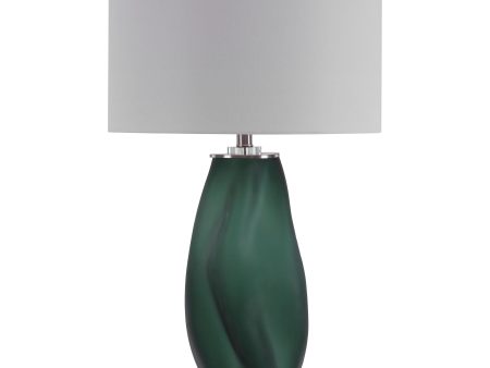 Esmeralda Green Glass Table Lamp Fashion