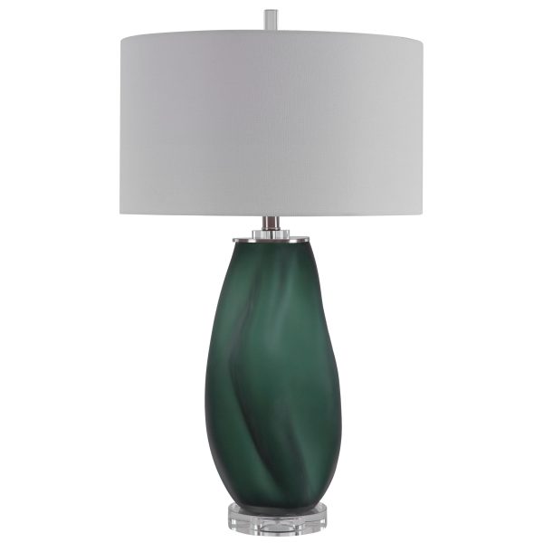 Esmeralda Green Glass Table Lamp Fashion