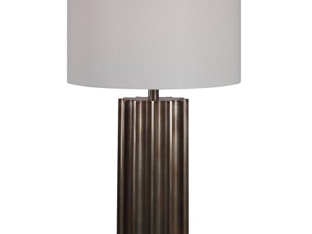 Khalio Gun Metal Table Lamp Fashion