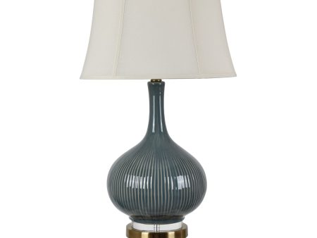 Sawyer Teal Table Lamp Discount