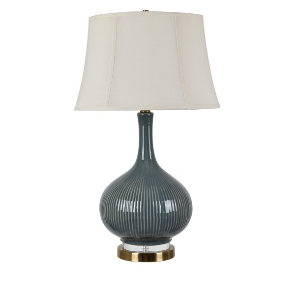 Sawyer Teal Table Lamp Discount