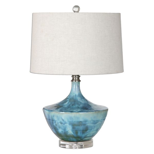 Chasida Blue Ceramic Lamp Discount