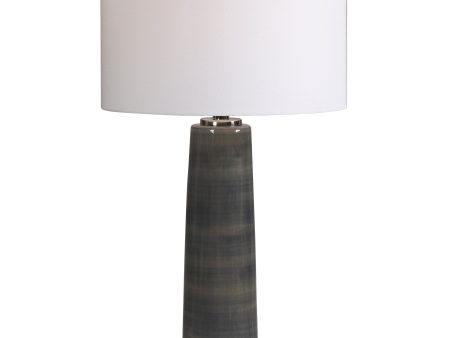 Seurat Charcoal Table Lamp For Sale