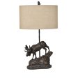 Moose Trail Table Lamp, Set of 2 For Discount