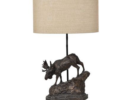 Moose Trail Table Lamp, Set of 2 For Discount