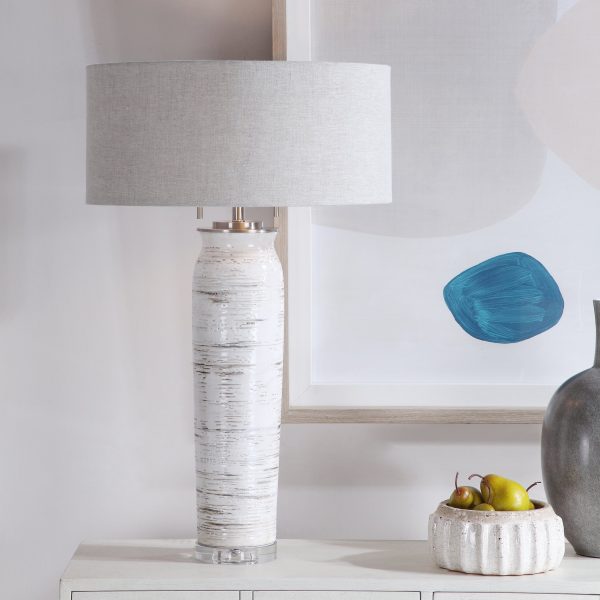 Lenta White Table Lamp Hot on Sale