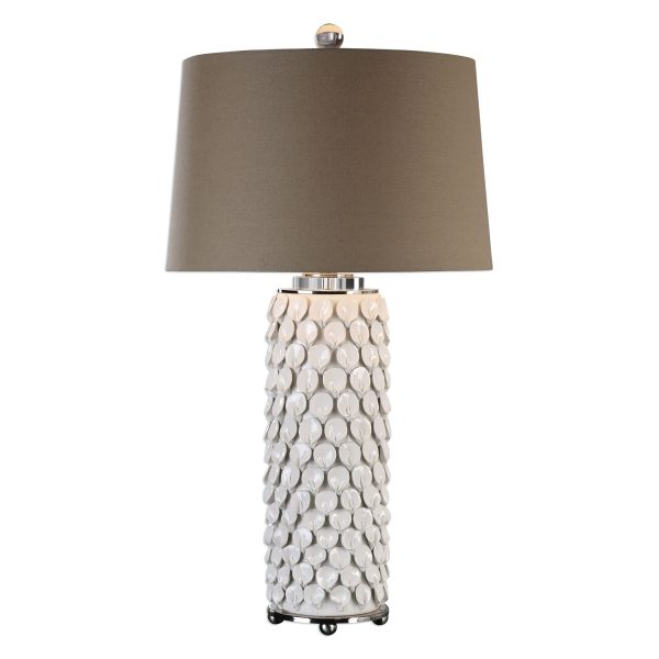 Calla Lillies Gloss White Lamp Online Hot Sale