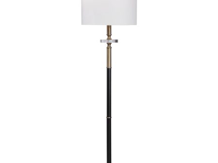 Maud Aged Black Floor Lamp Online Hot Sale