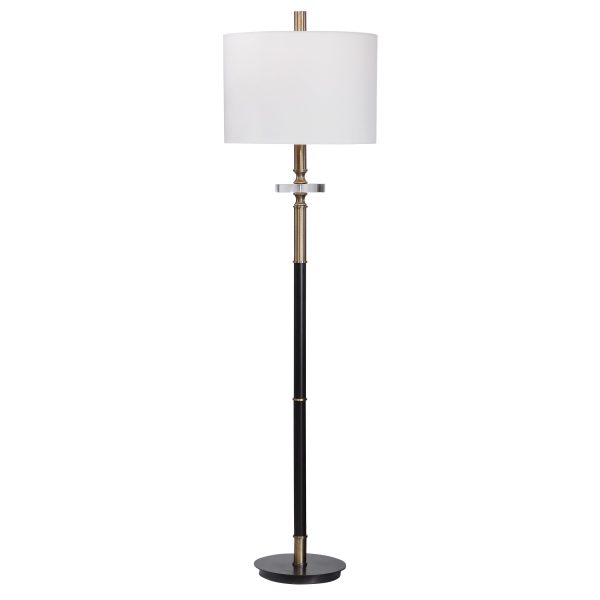 Maud Aged Black Floor Lamp Online Hot Sale