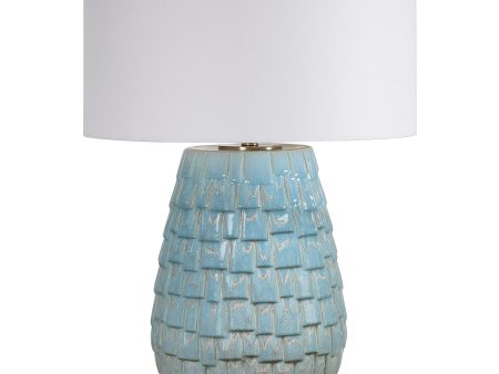 Talima Pastel Blue Table Lamp For Discount