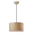 Dafina 3 Light Burlap Drum Pendant Supply