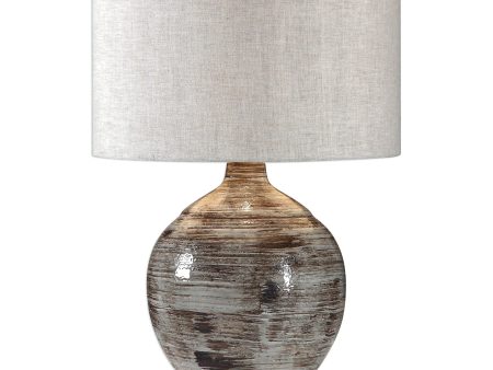 Tamula Distressed Ivory Table Lamp Cheap