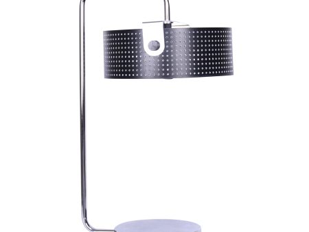 Metal 20.5  Table Lamp, Silver Discount