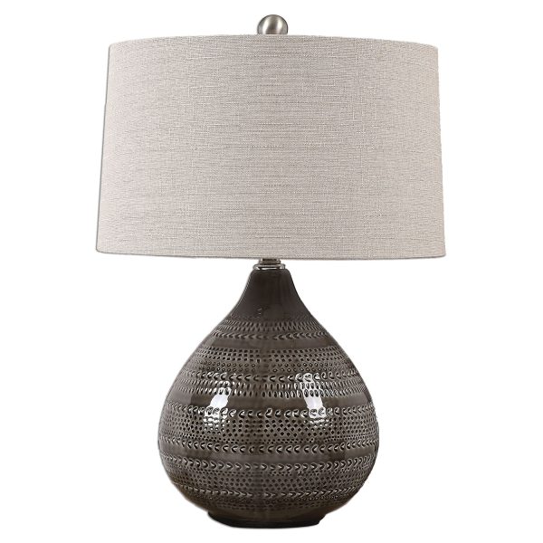 Batova Smoke Gray Lamp For Cheap